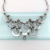 Picture of 1950's Antonio Pineda .970 Silver & Moonstone Cabochon Waterfall Necklace