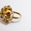 Picture of Vintage H. Stern (Brazil) 18k Gold Modernist Multi-Gemstone Ring