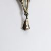 Picture of Antique Art Deco 14k Gold, Sterling Silver & Clear Cut Quartz Pendant