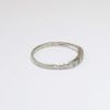 Picture of Vintage Art Deco 18k White Gold & Diamond Wedding Band