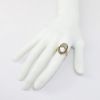 Picture of Antique Art Deco Era 10k Gold Filigree & Silver Blister Pearl Ring