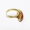 Picture of Antique Victorian Era 9ct (9k) Gold & Red Jasper Cabochon Ring