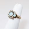 Picture of Antique Victorian Era 10k Gold, Opal & Seed Pearl Ring