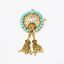 Picture of Antique 18k Gold & Turquoise Tasseled Brooch/Pendant