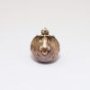 Picture of Antique 9k Rose Gold & Sterling Silver Masonic/Freemason's Folding Orb Fob/Charm with Symbols Inside