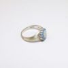 Picture of Vintage Mid Century 14k White Gold & Wedgwood Jasperware Daisy Ring