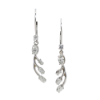 Picture of 1.25ct Diamond Drop Earrings in 14k White Gold