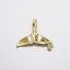 Picture of Signed Robert Wyland 14k Gold & Diamond Whale Tail Pendant