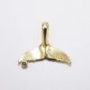 Picture of Signed Robert Wyland 14k Gold & Diamond Whale Tail Pendant