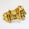 Picture of Stunning Victorian Era 18k Gold Etruscan Revival Ram's Head Bracelet