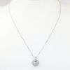 Picture of 1.02ct diamond pave heart necklace, 18k white gold