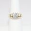 Picture of 0.98ct Round Brilliant Cut Diamond Ring Bridal Set, 14k Yellow Gold