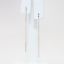 Picture of 14k White Gold & 0.33ct Diamond Modern Hook Earrings