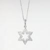 Picture of 0.20ct Diamond Star Necklace, 14k White Gold