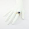 Picture of 10.71ct Oval Sapphire Cabochon Ring, AGL Certified, 18k Yellow Gold