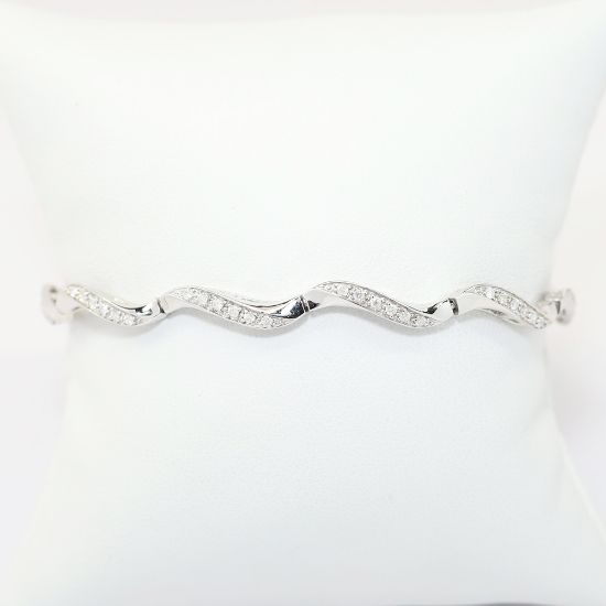 Picture of 0.85ct Diamond Bracelet, 14k White Gold