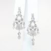 Picture of Diamond Chandelier Earrings, 14k White Gold