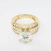 Picture of GIA Certified 2.71 Round Brilliant Cut Diamond Ring, 14k Yellow Gold