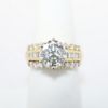 Picture of GIA Certified 2.71 Round Brilliant Cut Diamond Ring, 14k Yellow Gold