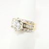 Picture of GIA Certified 2.71 Round Brilliant Cut Diamond Ring, 14k Yellow Gold