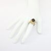 Picture of Vintage Black Star Sapphire and Diamond Ring, 14k Yellow Gold