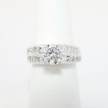 Picture of 1.22ct Round Brilliant Cut Diamond Ring, 14k White Gold