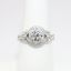 Picture of 1.11ct Diamond Halo Ring, 14k White Gold
