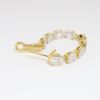 Picture of 18k Yellow Gold Diamond Baguette Oval Hoops