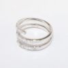 Picture of Baguette Diamond Spiral Ring, 18k White Gold