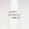 Picture of Baguette Diamond Spiral Ring, 18k White Gold