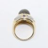 Picture of Moonstone, Iolite, and Diamond Ring, 14k Yellow Gold