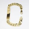 Picture of 14k Yellow Gold Curb Chain ID Bracelet