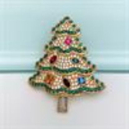 Picture of Swarovski - Vintage Christmas Tree Brooch 