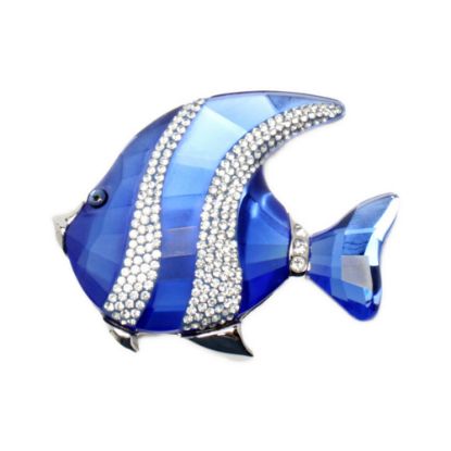 Picture of Swarovski - Retired 'Colina' Blue Fish Brooch