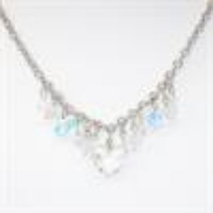 Picture of Swarovski - Ab Heart Charm Necklace