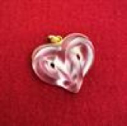Picture of Clear 'Entwined Heart' Pendant 