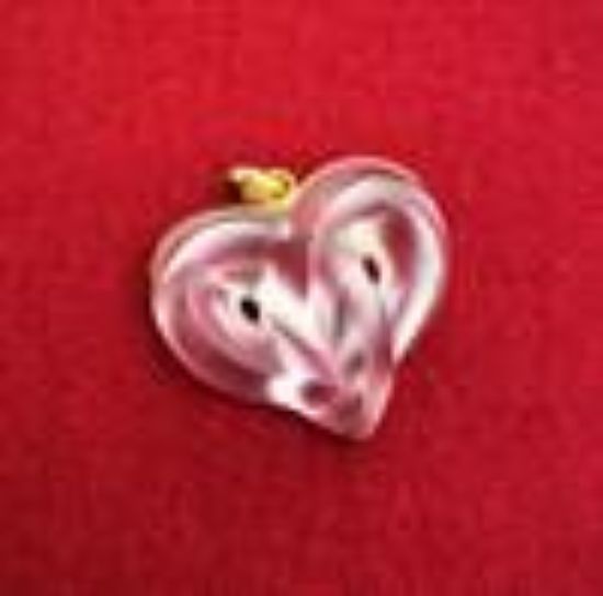 Picture of Clear 'Entwined Heart' Pendant 