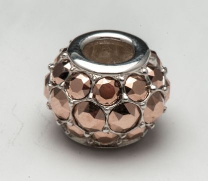 Picture of Chamilia - Splendor Metalic Rose Gold Stones Sterling Silver.