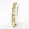 Picture of 10" Yellow Gold Chain Link Bracelet with Diamond Accents