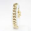 Picture of 14k Yellow Gold Cuban Link Chain Bracelet