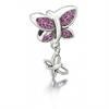 Picture of Chamilia - Come Fly With Me Sterling Silver Fuchsia Swarovski.