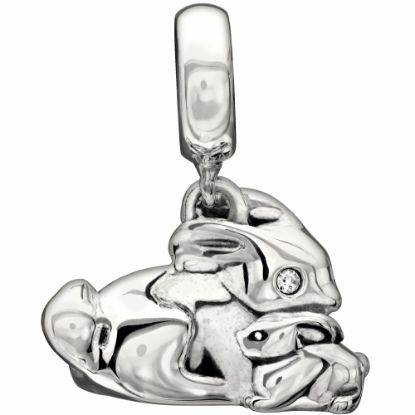 Picture of Chamilia - Some Bunny Loves Me Sterling Silver With Crystal Swarovski.