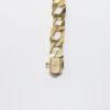Picture of 14K Yellow Gold Fancy Link Textured Curb Chain Bracelet