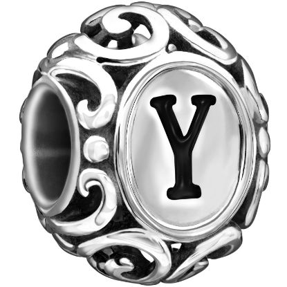 Picture of Chamilia - "Y" Round With Black Enamel