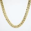 Picture of 24" 18k Yellow Gold Flat Curb Chain Necklace