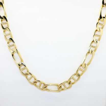 Picture of 24" 10k Yellow Gold Figaro Chain Necklace