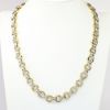 Picture of 18" Two-Tone 18k Gold Fancy Rolo Chain