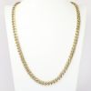 Picture of 26.25" Two-Tone Textured 14k Gold Curb Chain Necklace