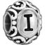 Picture of Chamilia - "I" Round With Black Enamel