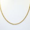 Picture of 16" 14k Yellow Gold Squared Byzantine Chain Necklace